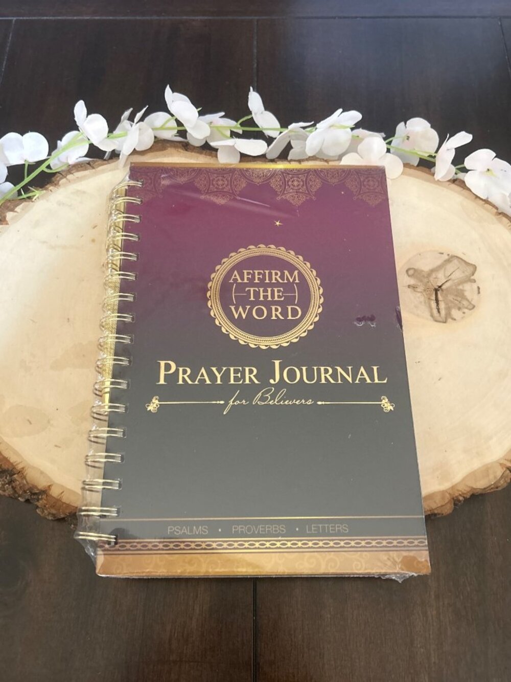 Sealed Affirm The Word Prayer Journal For Believers With Pen & Gold Binding